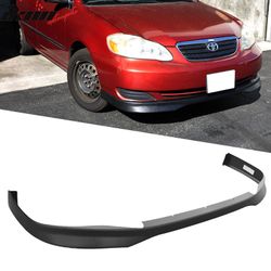 Fits 2003-2004 Toyota Corolla Type R Front Bumper Lip Spoiler Splitter Bodykit PP