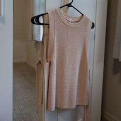 Rebecca Taylor Pink Vest Sweater