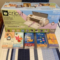 Brand New Cricut Expression w/ New Cartridges, Mats, & Tools 