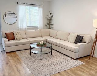 Like new large sectional couch with