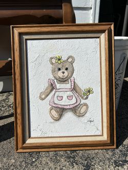 Painting-Girl Bear 