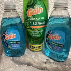 Gain And Palmolive Dish Soap 