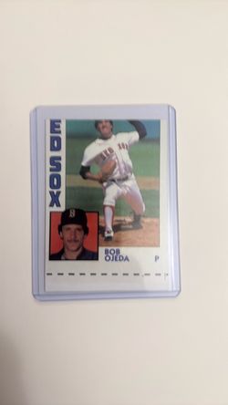“Error”  ~n8 ~  Bob Ojeda Boston Red Sox Baseball Card