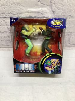 Vintage Galoob 1997 Men In Black Body Slam Jay vs Alien Perp Action Figure