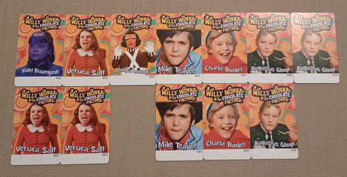 Willy Wonka Arcade Cards
