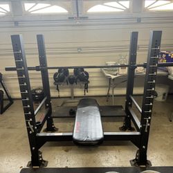 Ethos weight bench And Weights