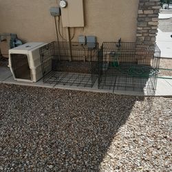 X-large Pet Dog Carrier Kennel Crates $45 each, Large Kennel SOLD See All Photos