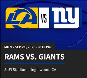 Los Angeles Rams vs New York Giants