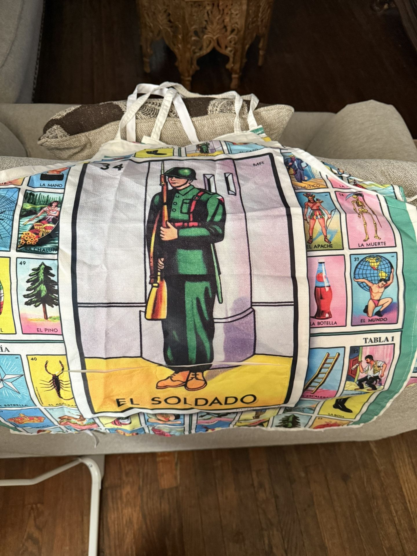 Moving Out Sale! Loteria aprons