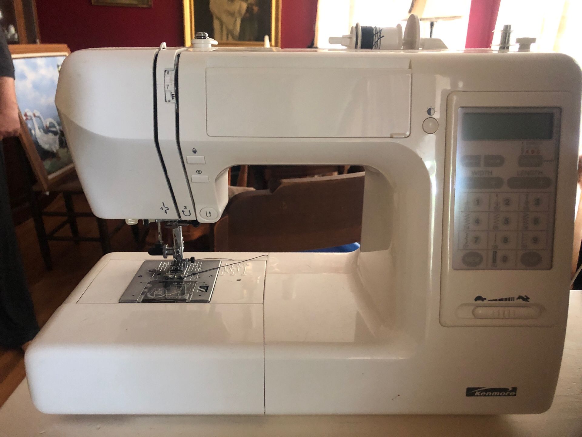 Kenmore sewing machine and bag!