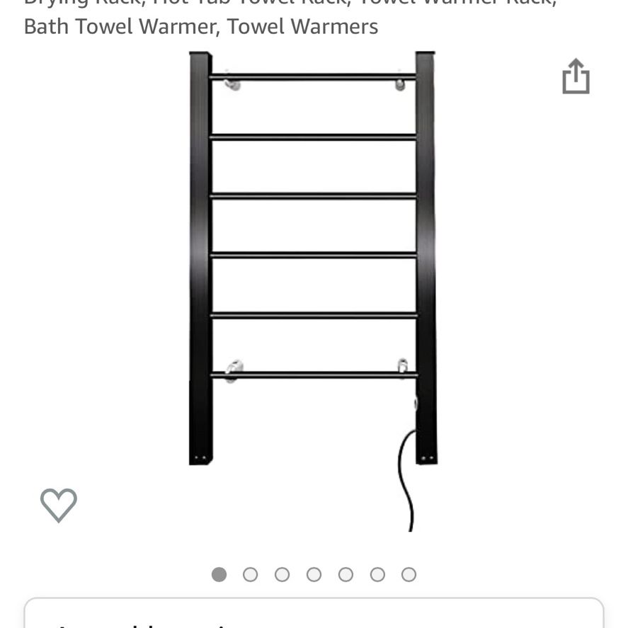 Luxcees Electric Heated Towel Rack - Luxury Wall Mounted or Freestanding Towel  Warmer, Plug-in Bathroom Towel Drying Rack, Hot Tub Towel Rack, Towel W for  Sale in Jupiter, FL - OfferUp