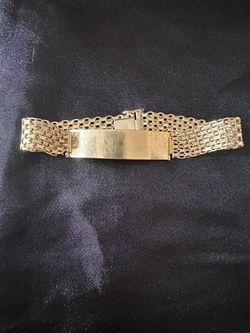 Men’s 14k Gold ID Bracelet 26 grams Needs Repair