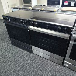Samsung Bespoke Electric Ranges With AirFry - 2 Year Warranty - Pickup Today Or Delivery Tomorrow - Cash Or Finance $50 Down With No Interest - No Cre
