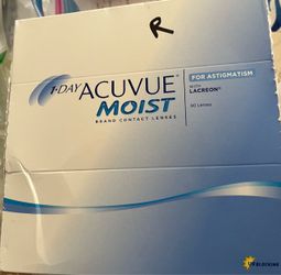 1-Day Acuvue Moist for Astigmatism 296 Lenses