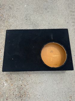 12 inch subwoofer box with terminal cable (Black)