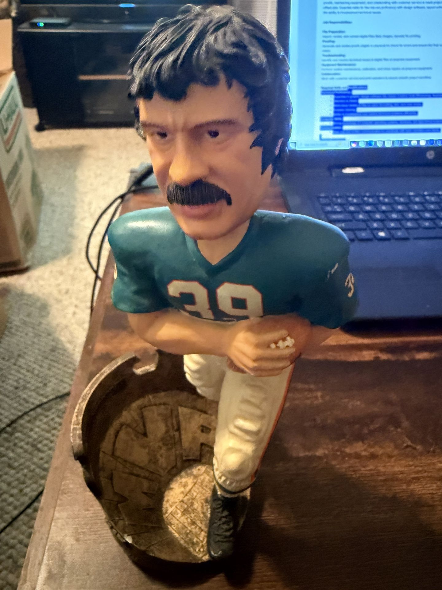 Larry Csonka Super Bowl MVP Bobblehead