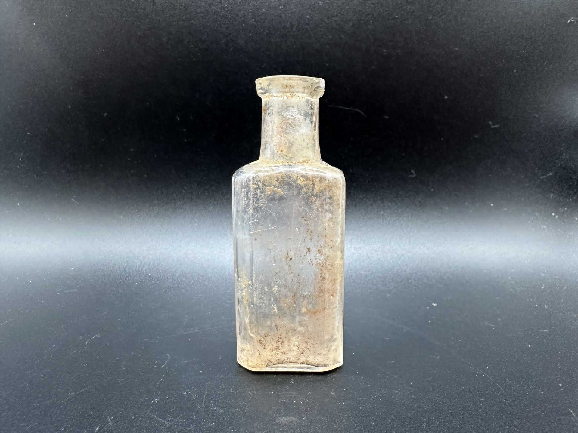 Antique Glass Medicine Bottle 