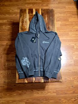 Darc Sport Wolves Unisex Gray Zip-up Hoodie