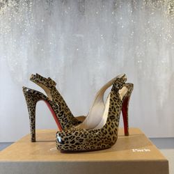 Cheetah Christian Louboutin Heels 