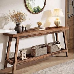 MP0889.  Wood Console Table, Farmhouse Sofa Table Entryway Table