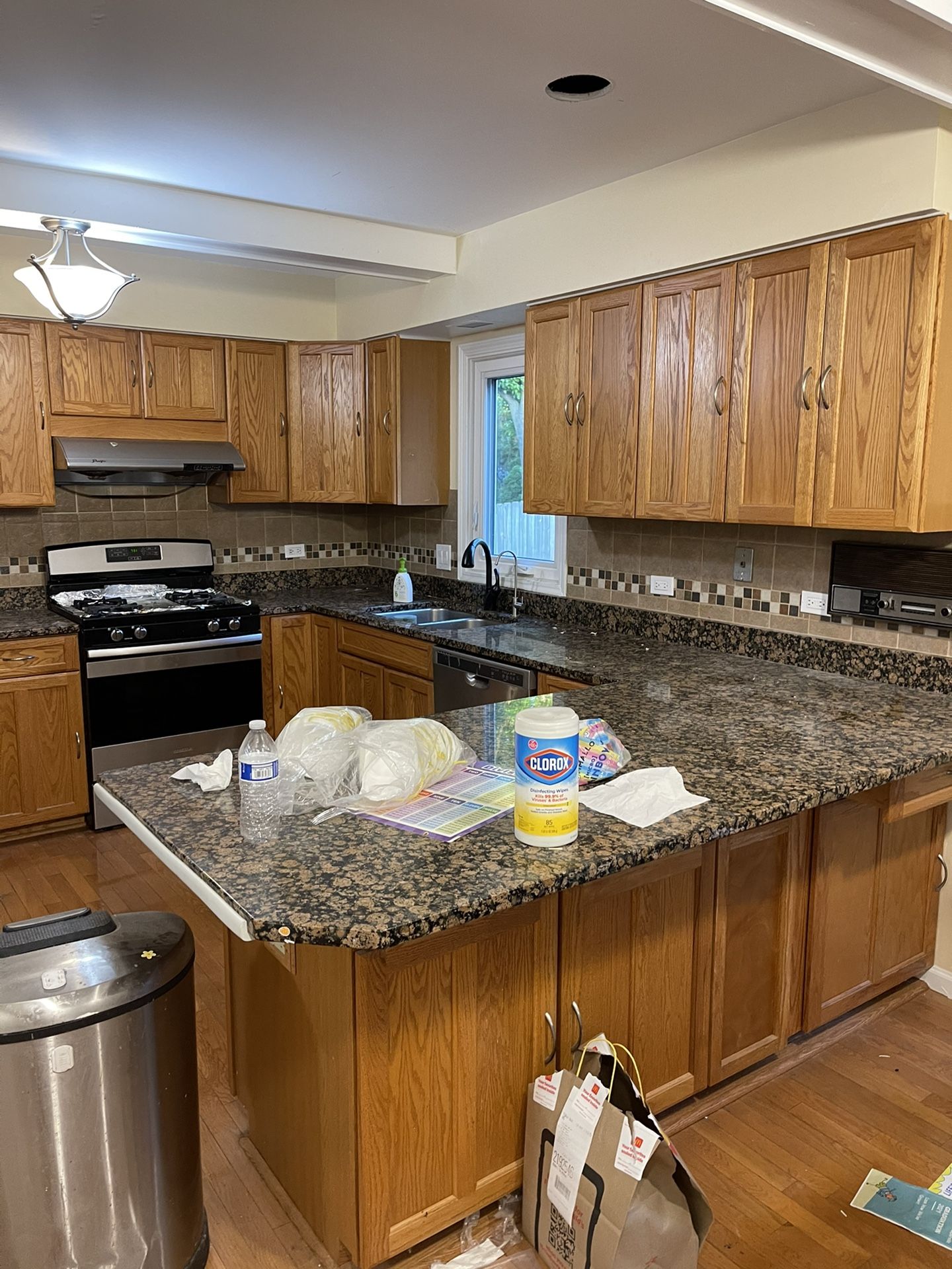 Kitchen Cabinets And Countertop and Sink