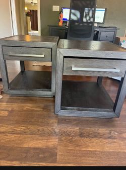 Nightstands or end tables
