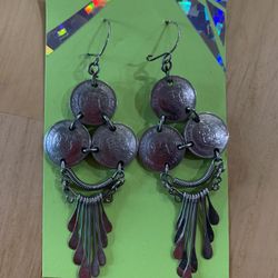 Silver Dangle Earrings 