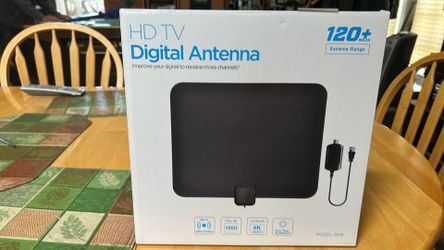 HD  TV  digital antenna  120 + miles