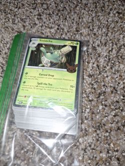 Pokémon cards for sale grandkids use to play not no more. 40 plus cards
