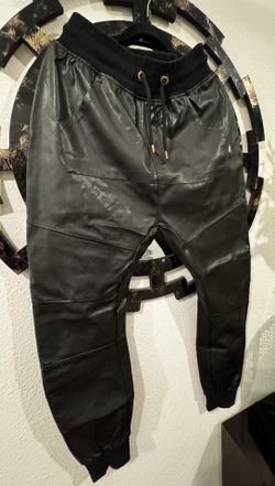 Supply & Demand Faux Leather Joggers 