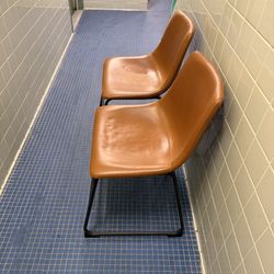 2 Leather Chairs