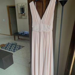 Lulus Soft Pink Bridesmaid Dress