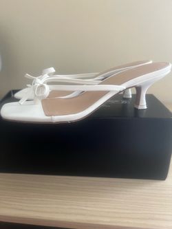 Steve Madden white heels
