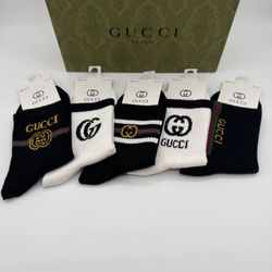 Fashion Gucci Socks | Women’s Size 6–10 | High Quality Cotton