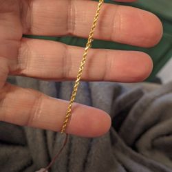 14K ROPE BRACELET LIKE NEW