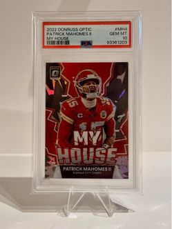 2022 Donruss Optic Patrick Mahomes II My House PSA 10