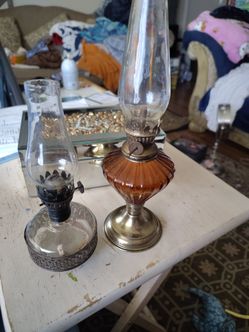 Mini vintage oil lamps