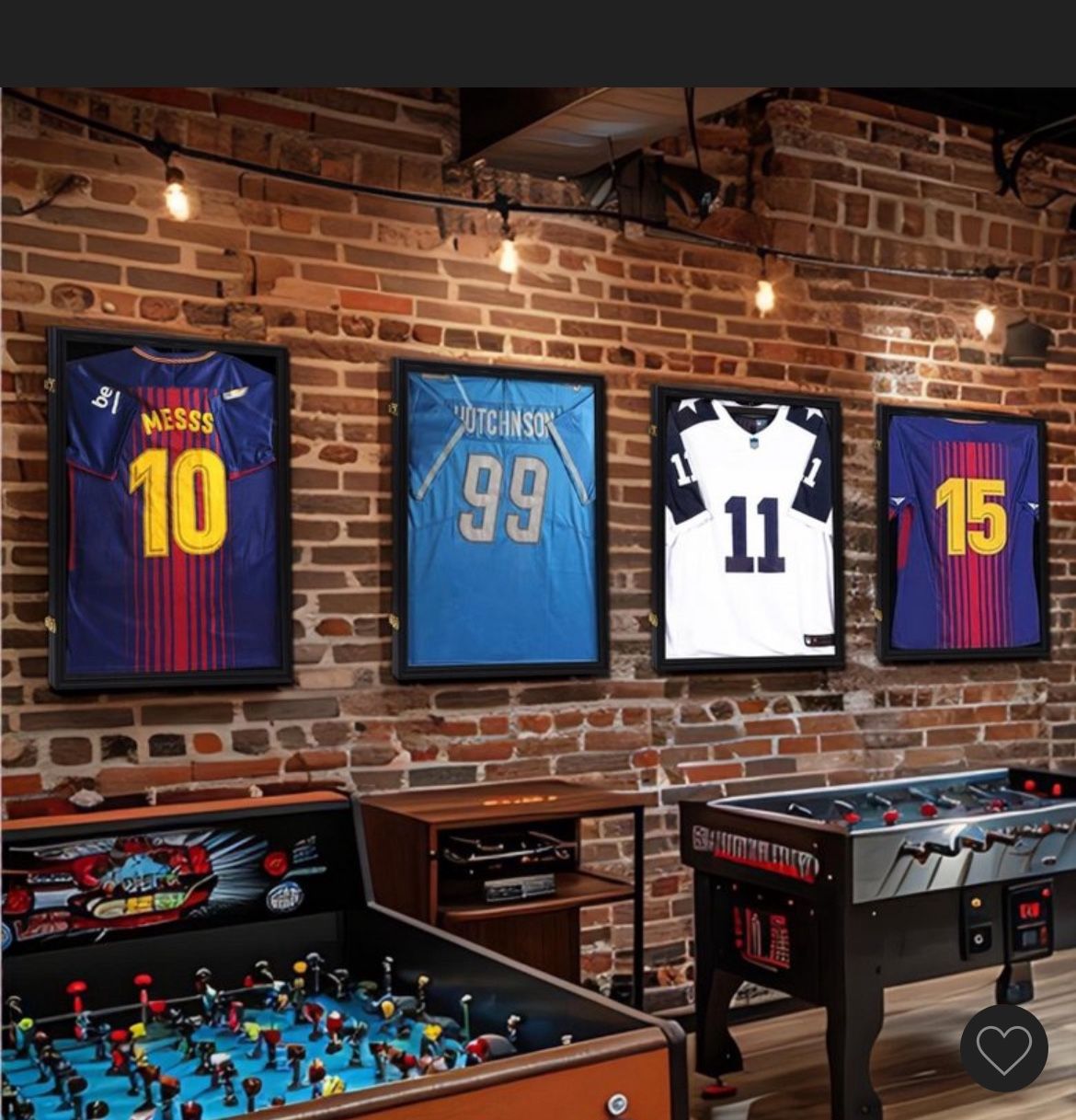 Jersey Display Shadow Box - Set Of 3, Brand New