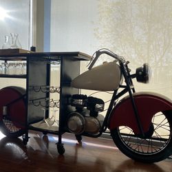 Motorcycle Bar Cart 