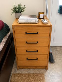 4-Drawer faux Wood storage