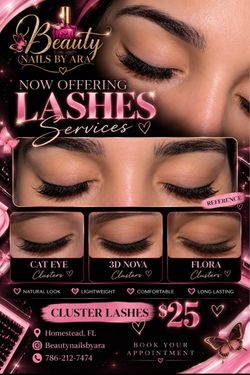 Cluster Lashes Model Needed