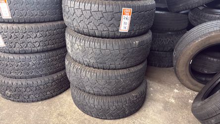 265/70/16 four tires used