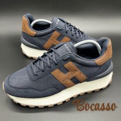 Tommy Hilfiger Men's Paval Casual Sneakers (Navy Multi Fabric) - Size 9 M NIB