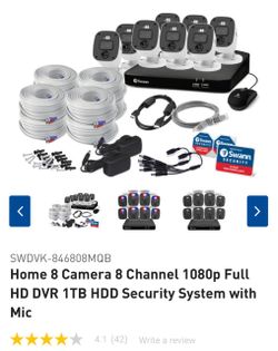 Swann 8 channel 8 cameras security kit 1080P BRAND NEW!!!