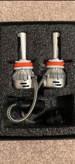 LED Fog Light Bulbs or DRL, 6000LM 6500K Xenon White, 400% Brighteness PS19W PS24W LED Fog Lamp Replacement Bulbs for Cars,Trucks, Pack of 2