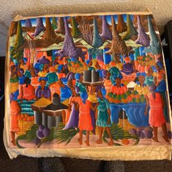 Rare Etienne Haitian Painting