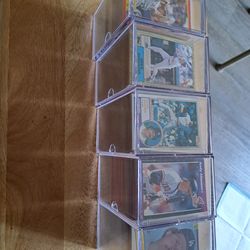 Baseball cards from  the 80s and 90s