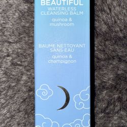 Pacifica Wake Up Beautiful Waterless Cleansing Balm Quinoa Mushroom Skincare New