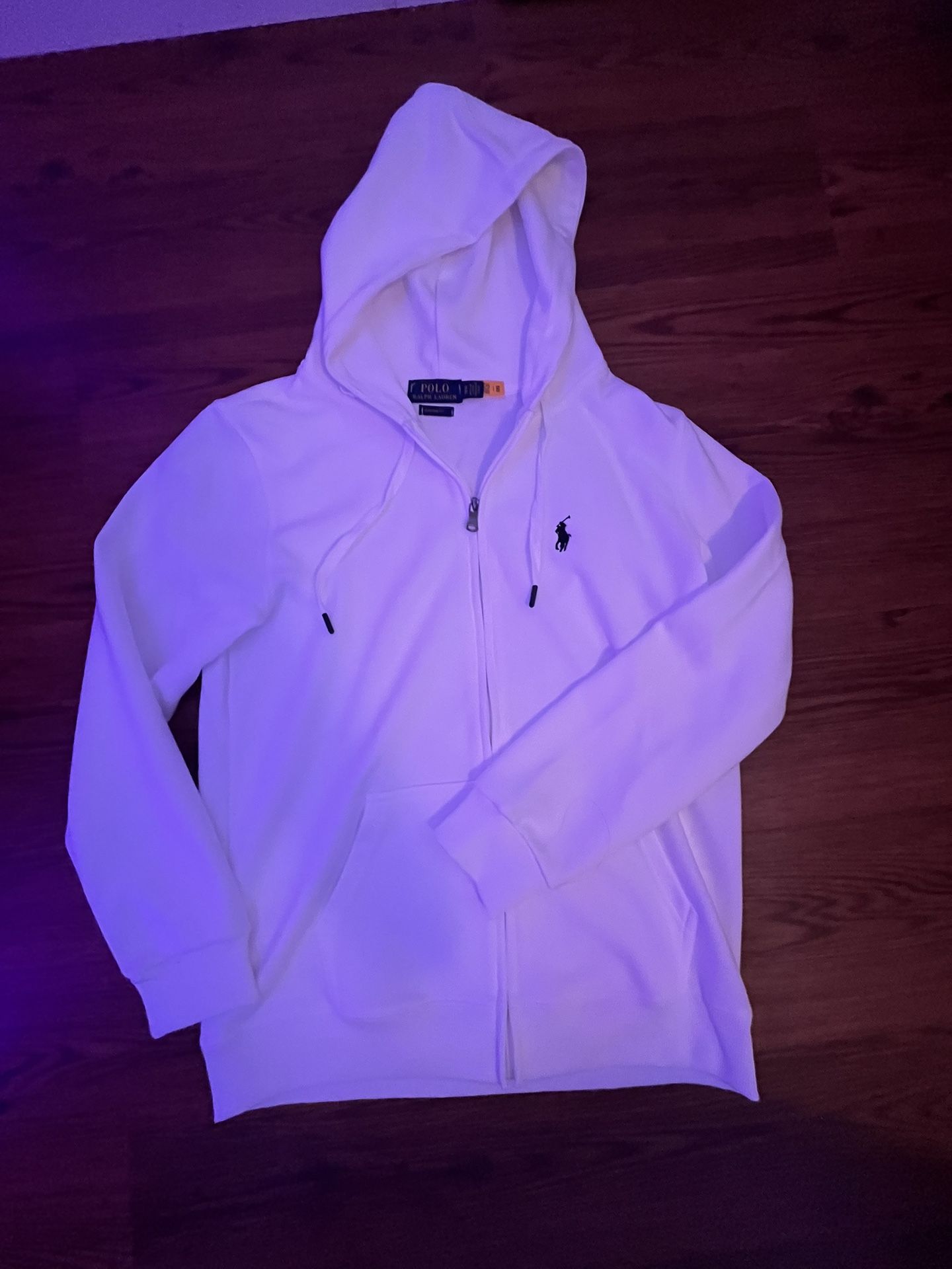 Polo fleece White