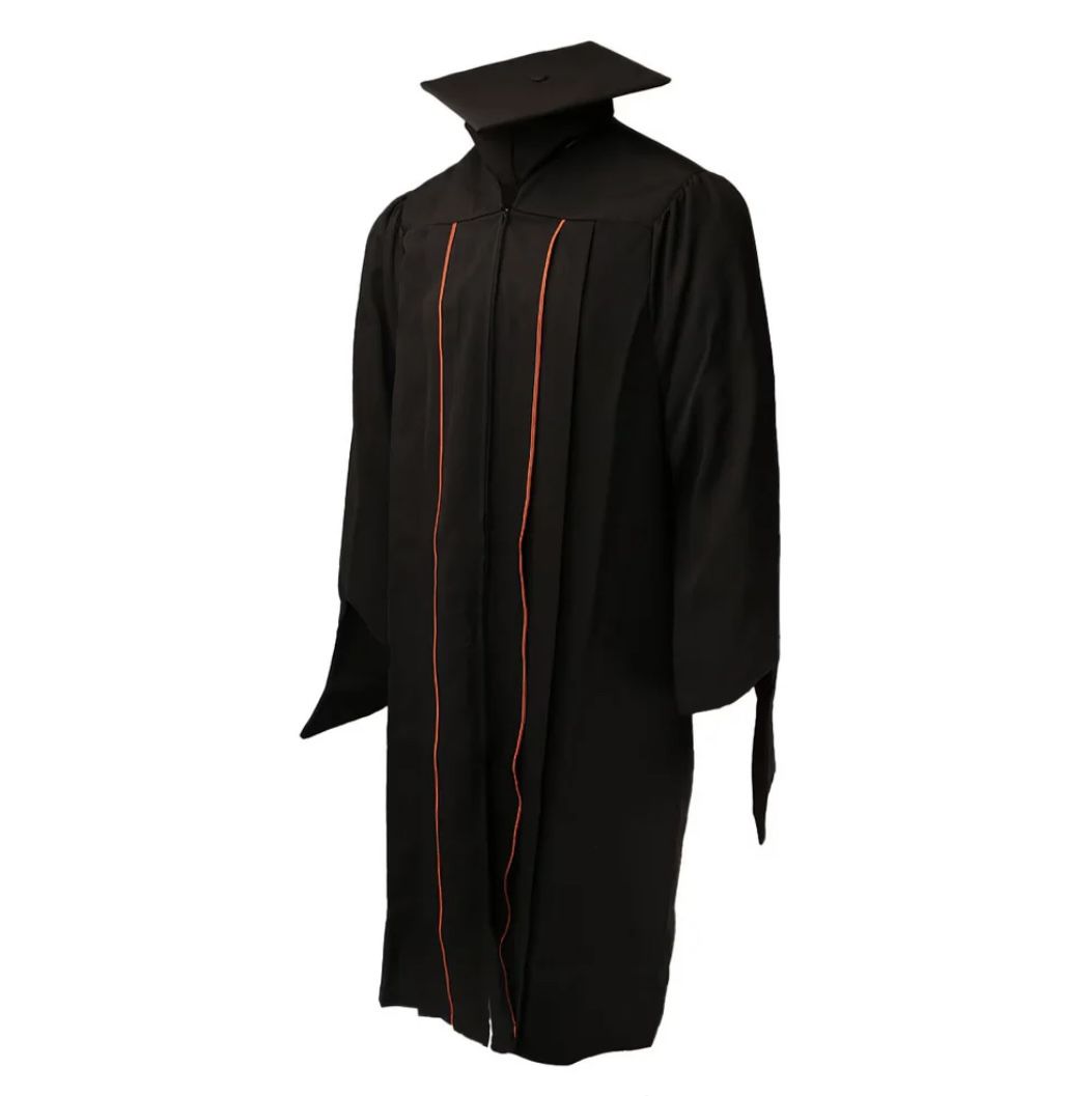 University Of Texas UT Master’s Graduation Cap and Gown (5’6-5’8, Under 220 Lbs)